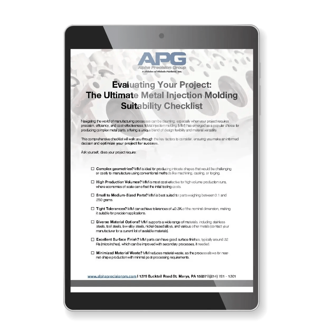 ipad_MIM CHecklist