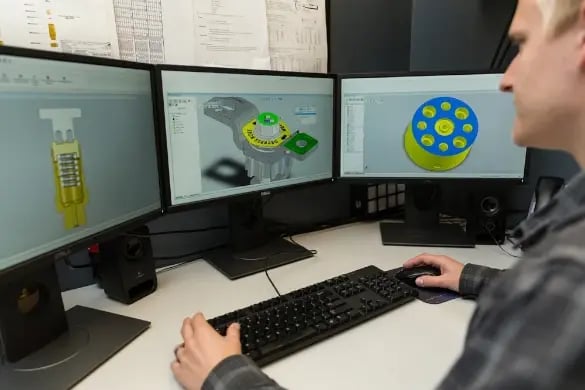 3d modeling of a customized valve 90